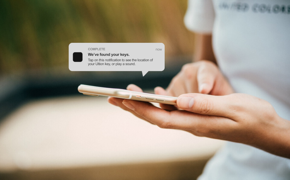 Tap to find your keys